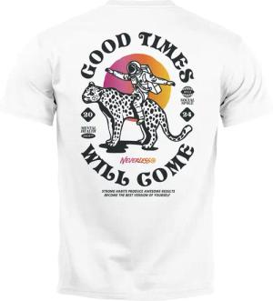 Neverless Print-Shirt Herren T-Shirt Backprint Rücken-Aufdruck