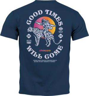 Neverless Print-Shirt Herren T-Shirt Backprint Rücken-Aufdruck