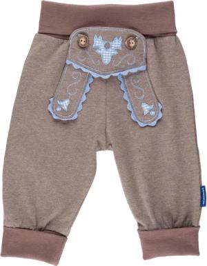 P.Eisenherz Kurzarmbody Babyhose im Lederhosenstil mit