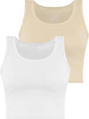 Janice Tanktop 2 x Damen crop