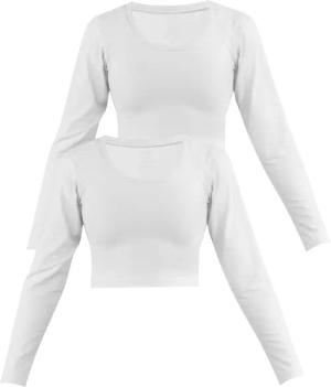 Janice Langarmshirt 2 x Damen crop
