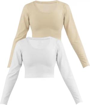 Janice Langarmshirt 2 x Damen crop