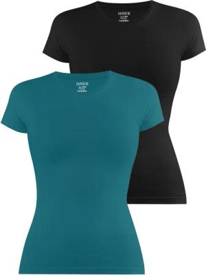 Janice Kurzarmshirt 2 x Damen T-Shirt