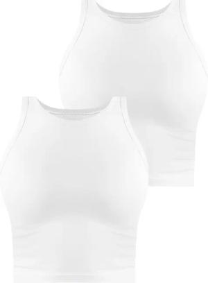 Janice Tanktop 2 x Damen crop