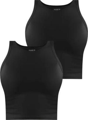 Janice Tanktop 2 x Damen crop