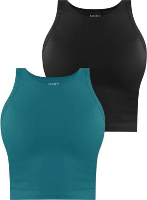 Janice Tanktop 2 x Damen crop