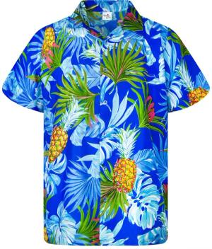 King Kameha Hawaiihemd Pineapple Leaves Funky