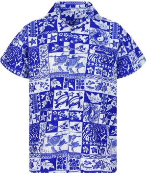 King Kameha Hawaiihemd Puzzle Funky Hawaii-Hemd