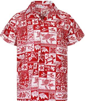 King Kameha Hawaiihemd Puzzle Funky Hawaii-Hemd