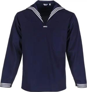 modAS Langarmhemd Unisex Matrosenhemd Klassisch -
