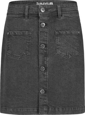 SUBLEVEL Jeansrock Damen Maxi Midi Mini