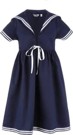 modAS Sommerkleid Kinder Matrosenkleid 1/2-Arm -