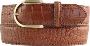 BELTINGER Ledergürtel Damen-Gürtel mit goldener Gürtelschnalle