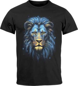 Neverless Print-Shirt Herren T-Shirt Löwe Lion