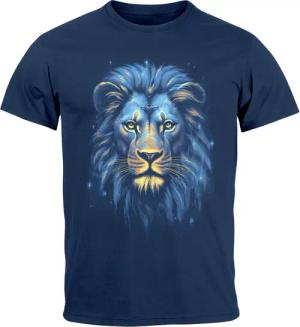 Neverless Print-Shirt Herren T-Shirt Löwe Lion