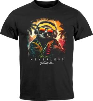 Neverless Print-Shirt Herren T-Shirt Musik DJ