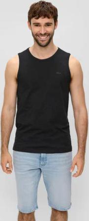 s.Oliver T-Shirt ärmelloses Shirt Flammgarn, Jersey,