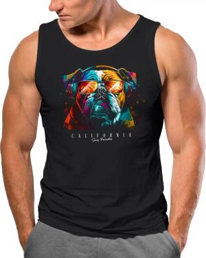 Neverless Tanktop Herren Tank-Top Print California