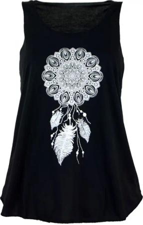 Guru-Shop T-Shirt Retro Art Tanktop mit