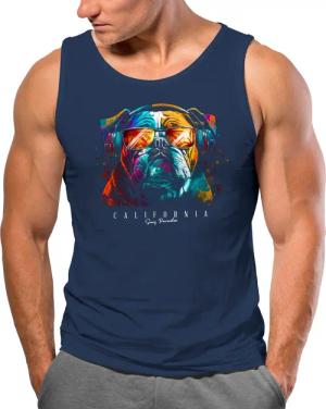 Neverless Tanktop Herren Tank-Top Print California
