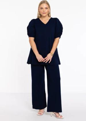 YOEK Bootcuthose Damen Hose Große Größen