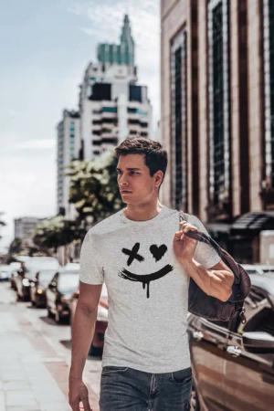 Neverless Print-Shirt Herren T-Shirt mit Print