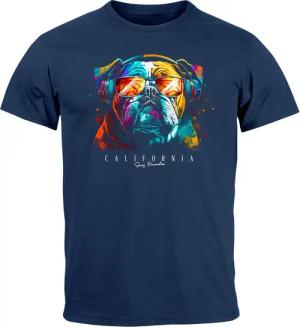 Neverless Print-Shirt Herren T-Shirt Print California
