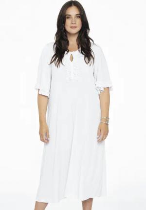 YOEK A-Linien-Kleid Damen Kleid Große Größen