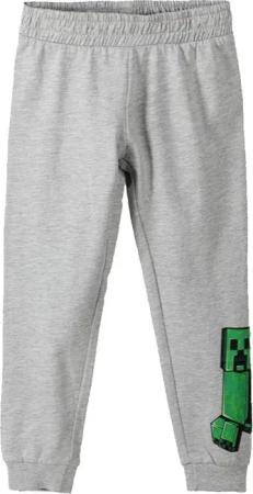 Minecraft Jogginghose Jogginghose hellgrau meliert Jogger