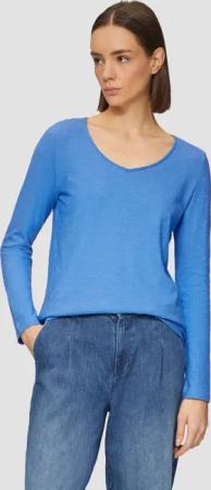 s.Oliver Langarmshirt Langarmshirt aus Slub Yarn