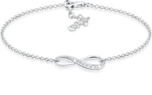 Elli Armband Infinity/Unendlichkeit mit Zirkonia 925