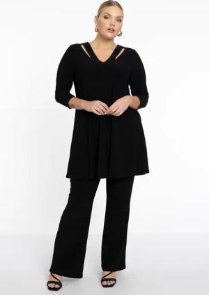 YOEK Bootcuthose Damen Bootcuthose Große Größen