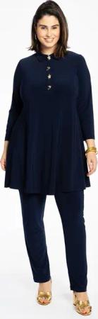 YOEK Bootcuthose Damen Hose Große Größen