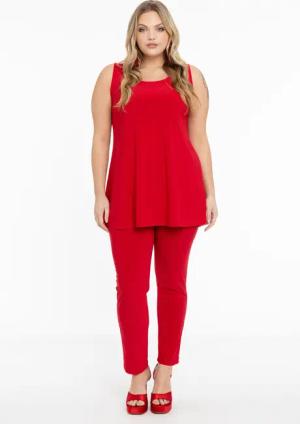 YOEK Bootcuthose Damen Hose Große Größen