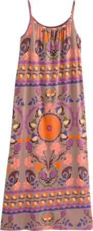Next Jerseykleid Maxikleid in Trapezform mit