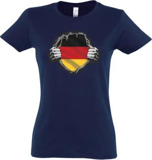 Youth Designz T-Shirt Deutschland Herz Damen