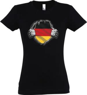 Youth Designz T-Shirt Deutschland Herz Damen