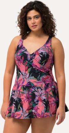 Ulla Popken Badekleid Badekleid Blätter Softcups