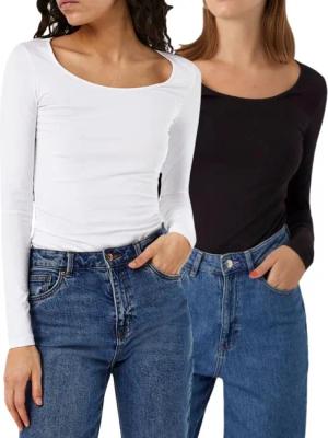 Vero Moda Langarmshirt stilvolle Longsleeves mit