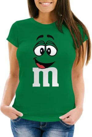 MoonWorks Print-Shirt Damen T-Shirt Fasching Karneval