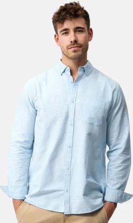 Indicode Langarmhemd Kepner mit Button-Down-Kragen und