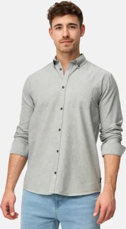 Indicode Langarmhemd Kepner mit Button-Down-Kragen und