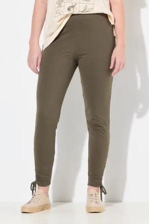 Ulla Popken Leggings Leggings Raffungen Elastikbund