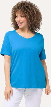Ulla Popken T-Shirt Shirt doppellagige Vorderseite