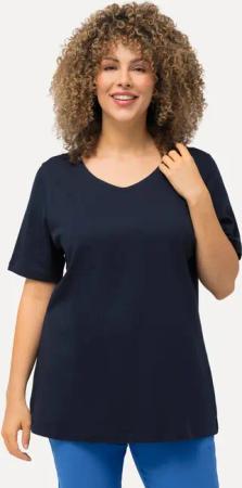 Ulla Popken T-Shirt Shirt doppellagige Vorderseite