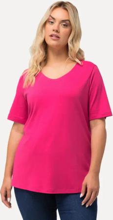 Ulla Popken T-Shirt Shirt doppellagige Vorderseite