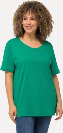 Ulla Popken T-Shirt Shirt doppellagige Vorderseite