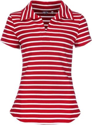 modAS T-Shirt Damen Kurzarm-Shirt gestreift mit