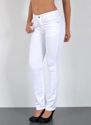 ESRA Straight-Jeans Damen Jeans Gerade hohe