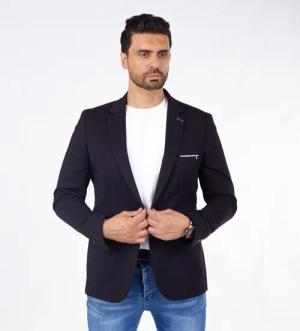 Denim Distriqt Jerseysakko Sportlich Jersey Sakko
